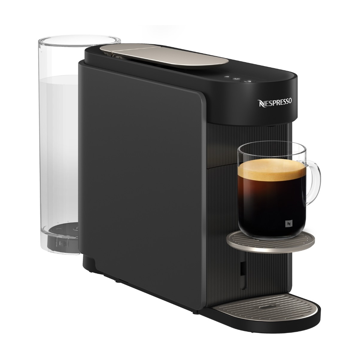 Nespresso Vertuo Up Value Pack kapselmaskine fra De'Longhi, grå