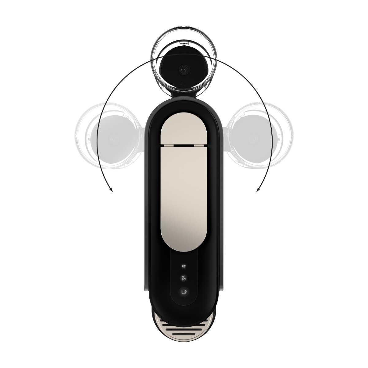 Nespresso Vertuo Up Value Pack kapselmaskine fra De'Longhi, grå