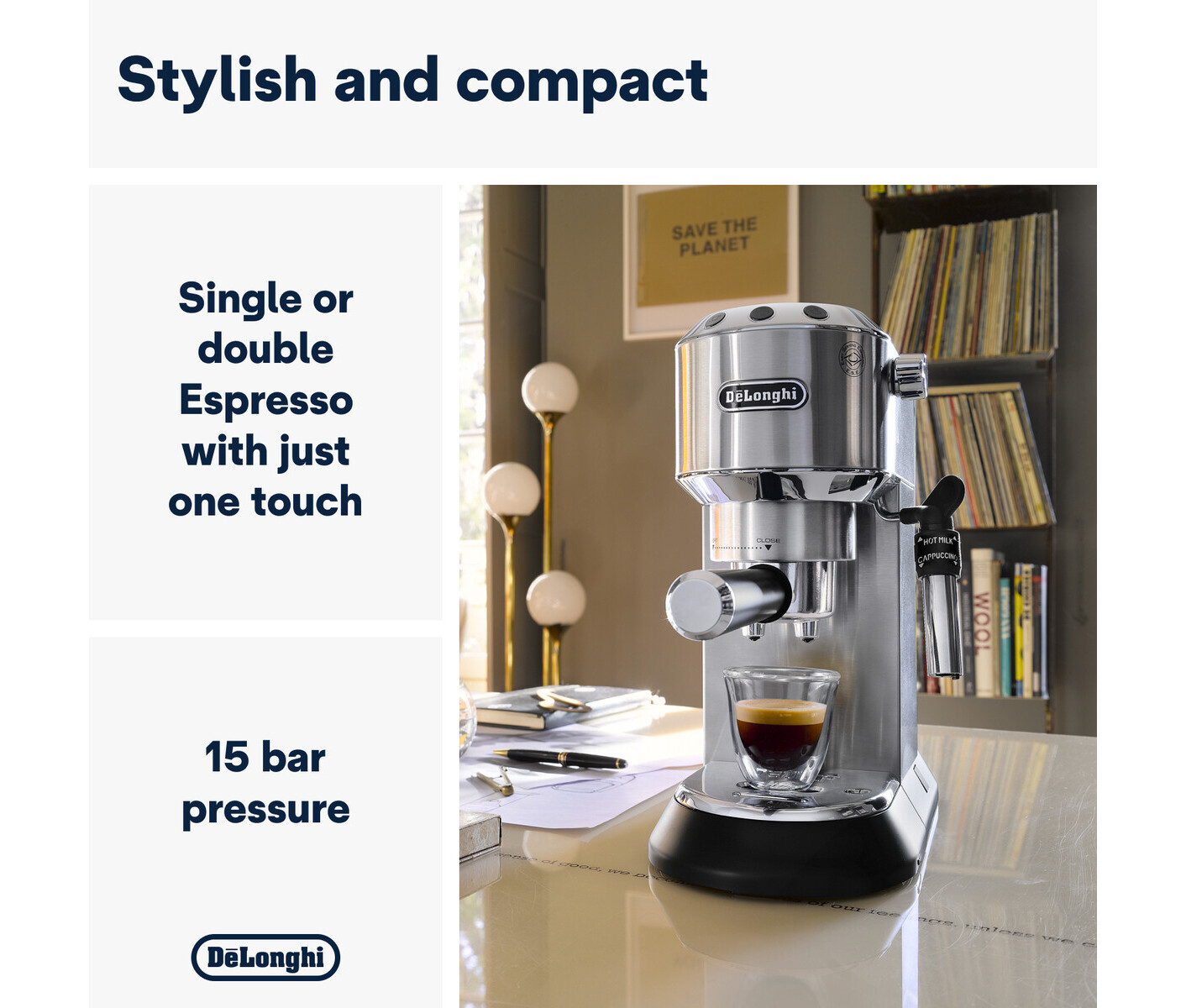 De'Longhi Ec685.m Dedica Espressomaskine