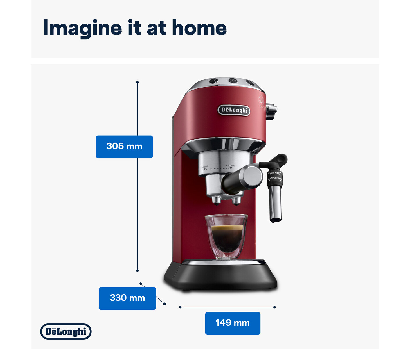 De'Longhi Ec685.r Dedica Espressomaskine billede 7
