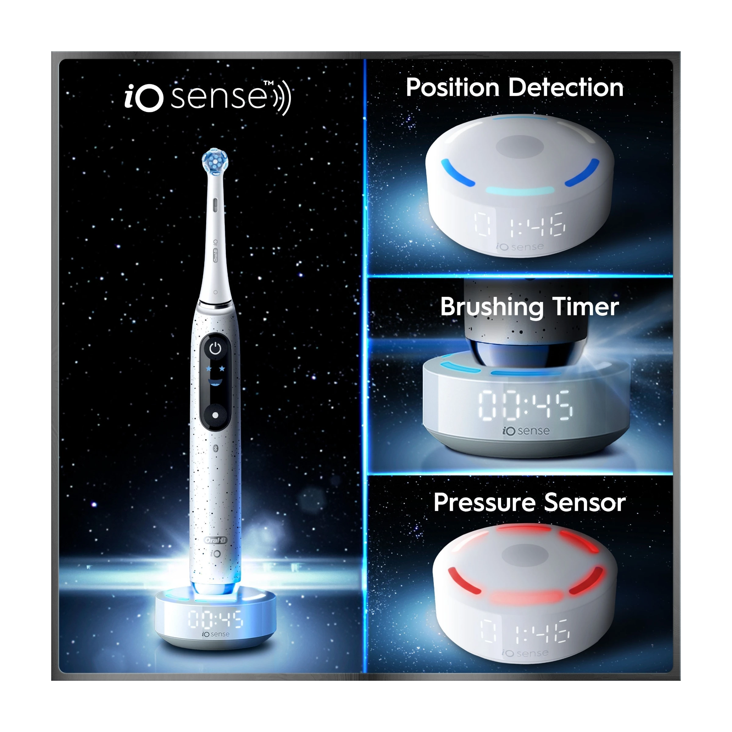 Oral-B Eltandbørste iO10 Stardust White billede 4