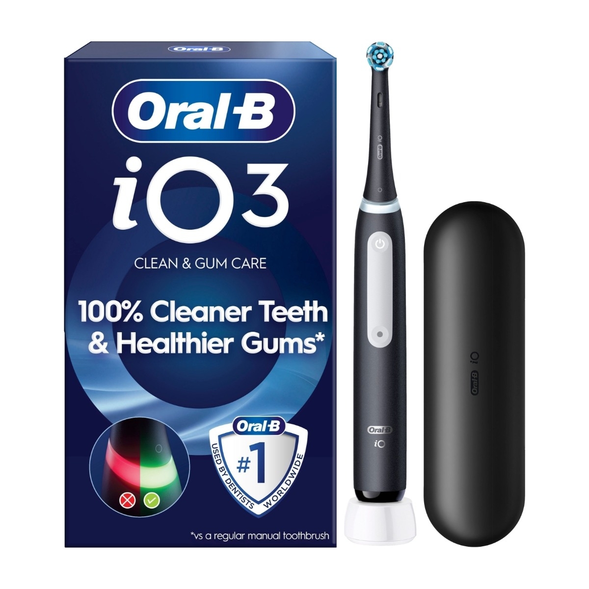 Oral-B iO3S elektrisk tandbørste, Matte Black