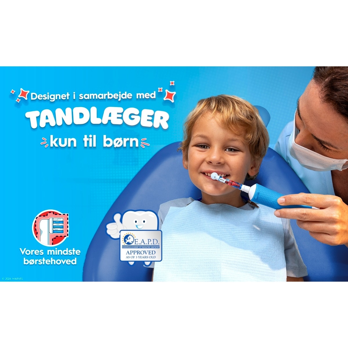 Oral-B Vitality Pro Kids elektrisk tandbørste, Spiderman billede 3