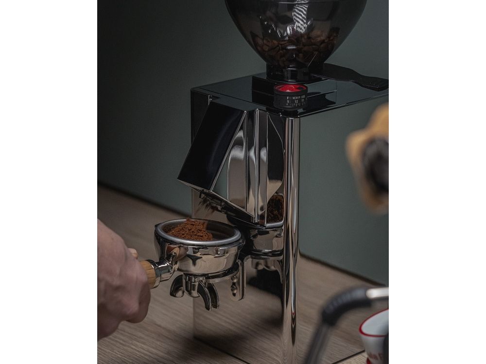 la Pavoni LPGKBS02EU, Burr kværn, 150 g, Flad møtrik, Stål, 1350 rpm, Krom