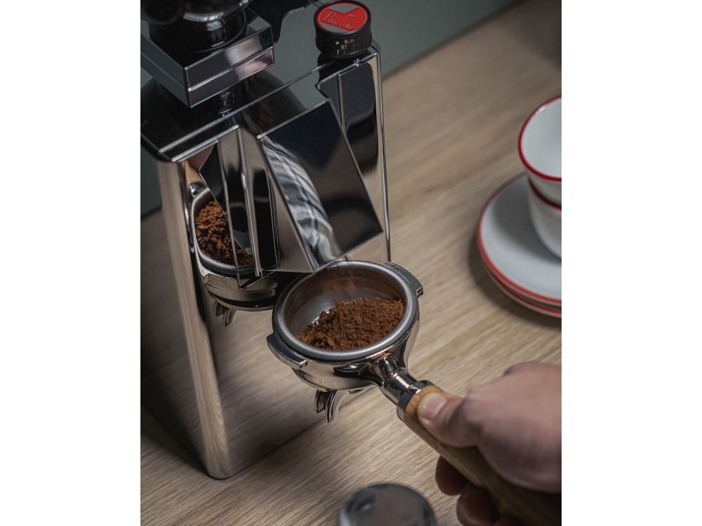 la Pavoni LPGKBS02EU, Burr kværn, 150 g, Flad møtrik, Stål, 1350 rpm, Krom