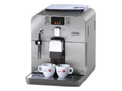 Gaggia Brera RI9833 - automatic coffee machine with cappuccinatore - 15 bar - silver