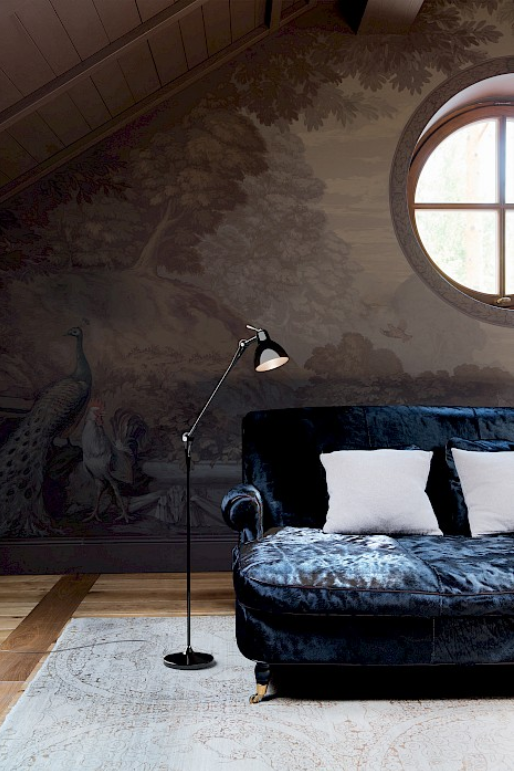 Luxy F1 Gulvlampe Alu - mat hvidt glas billede 3