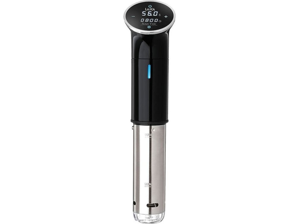 Laica SVC107L, Sous vide nedsænkningscirkulator, Sort, Rustfrit stål, 25 °C, 95 °C, Berøring, 100 t