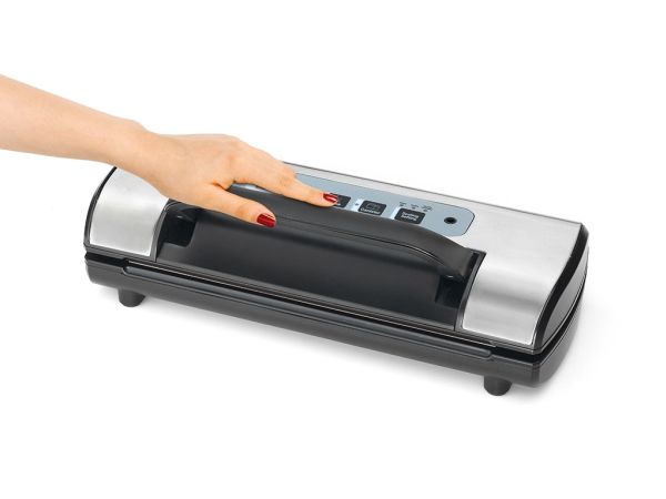 Laica VT3217, Sort, Rustfrit stål, 800 mbar, Dåse, Vakuumforsegling, Berøring, 30 cm, 120 W