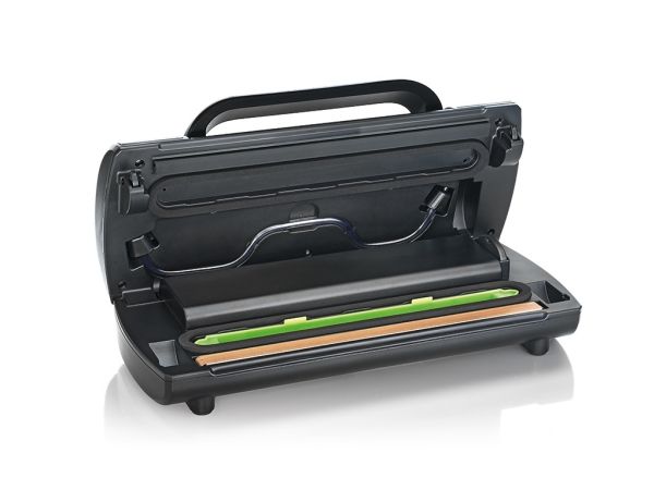 Laica VT3217, Sort, Rustfrit stål, 800 mbar, Dåse, Vakuumforsegling, Berøring, 30 cm, 120 W