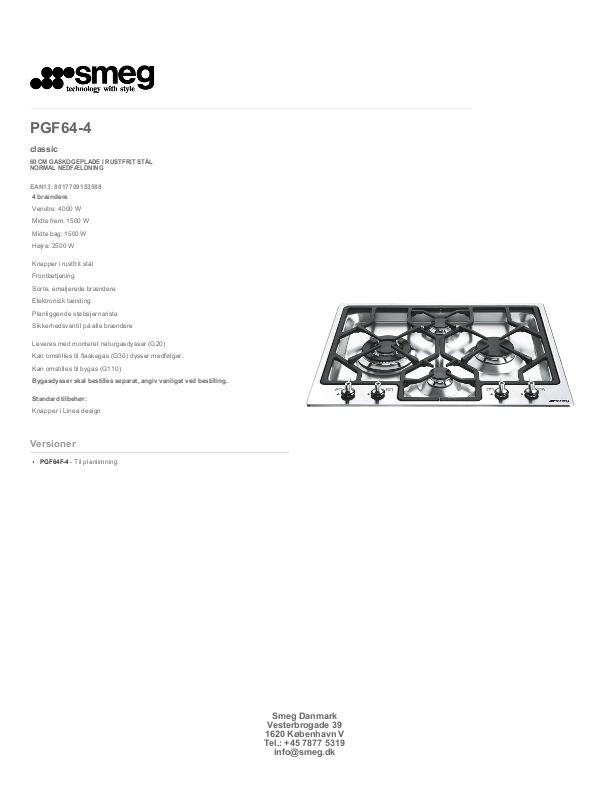 Smeg PGF64-4 billede 3