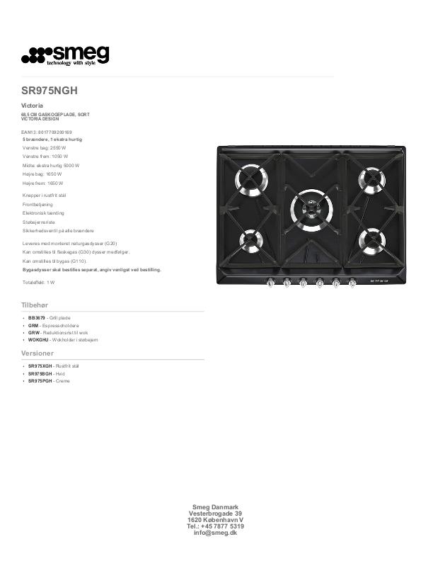 SMEG SR975NGH