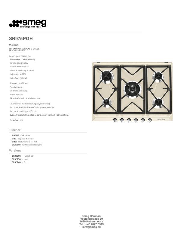 SMEG SR975PGH billede 3