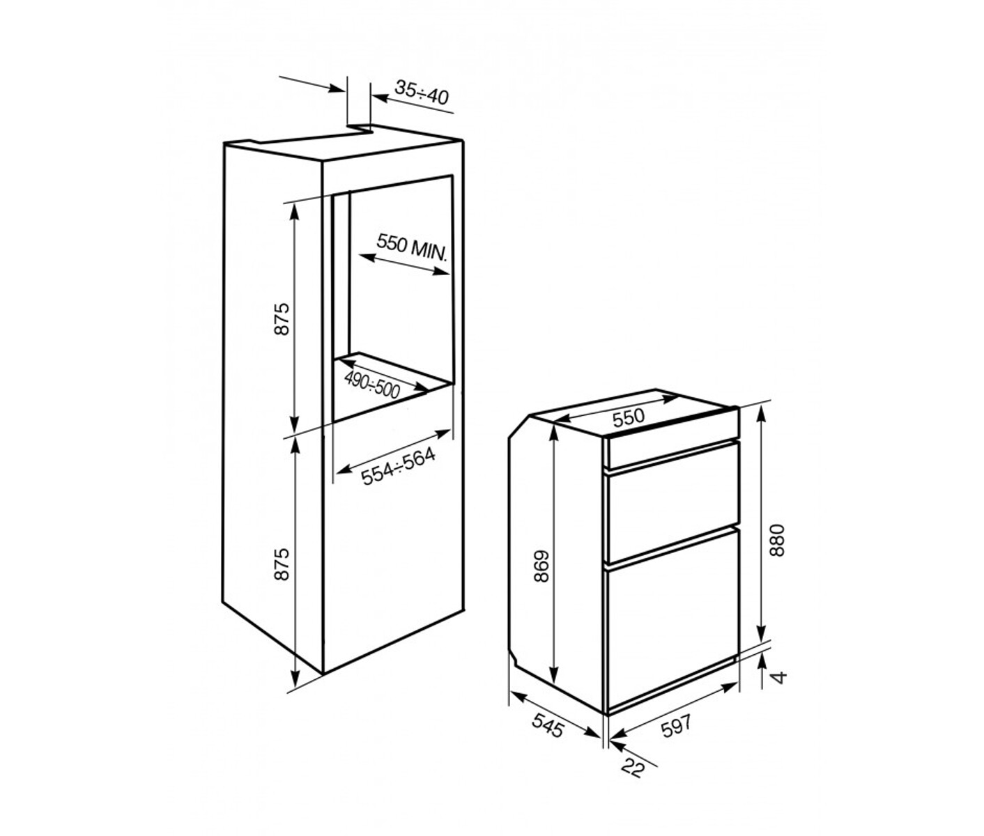 Smeg Classic DOSF6390X indbygningsovn