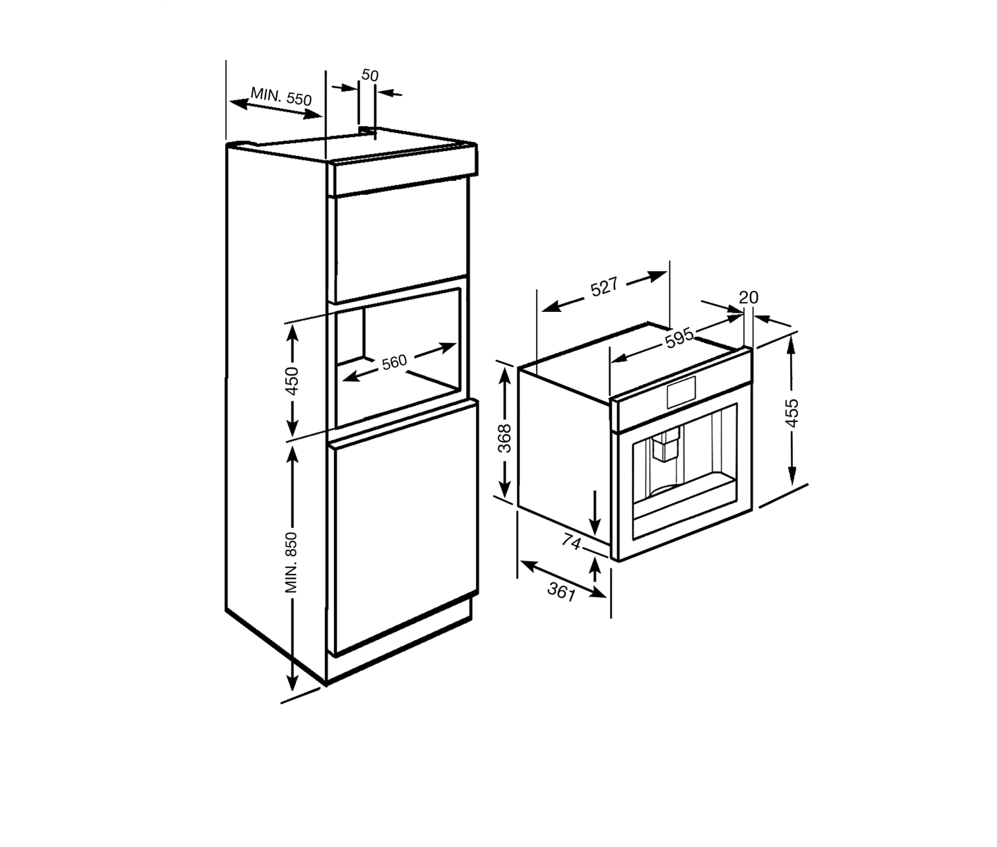 Smeg Colonial espressomaskine CMS8451A (antracit) billede 3