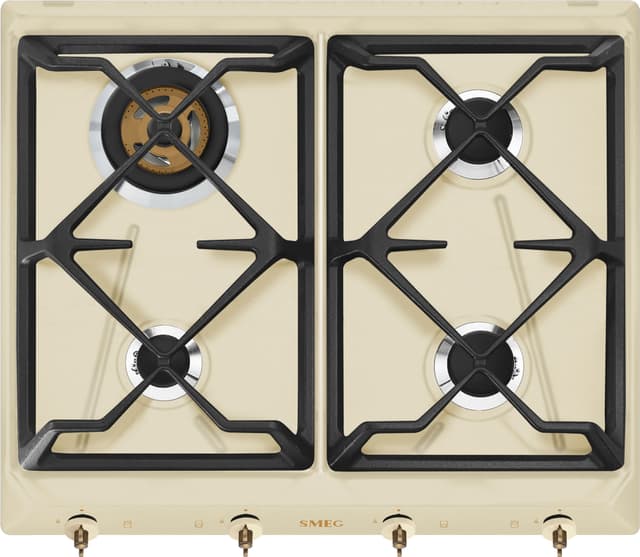 Smeg Coloniale gaskogeplade SRV864POGH (creme)