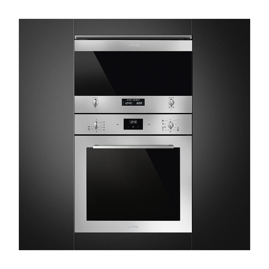 Smeg Classic MP322X1 integreret mikroovn