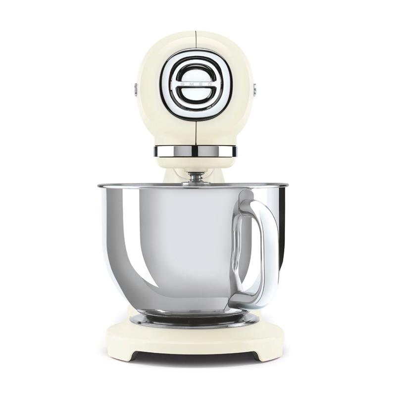 Smeg 50''s Style Køkkenmaskine SMF03CREU Creme, Bordmixer, Cremefarvet, Ælte, Mikse, 1 m, 4,8 L, Løftestang billede 2