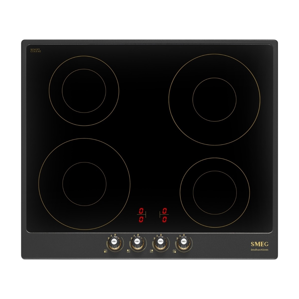 Smeg Colonial 60 cm induktionskogeplade SI764AOM (