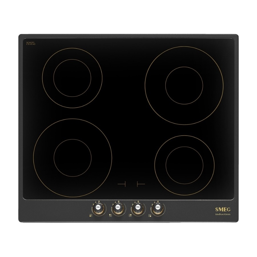 Smeg Colonial 60 cm induktionskogeplade SI764AOM (