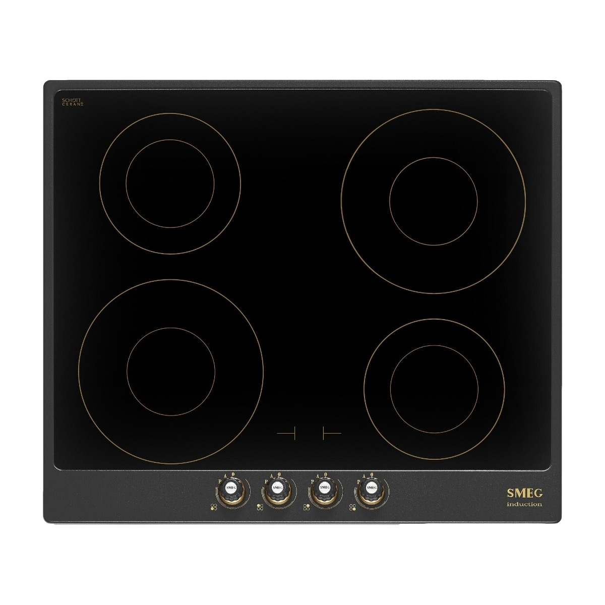 Smeg Colonial 60 cm induktionskogeplade SI764AOM (