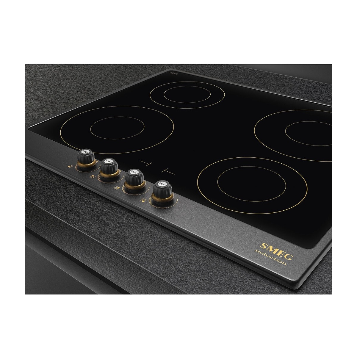 Smeg Colonial 60 cm induktionskogeplade SI764AOM (