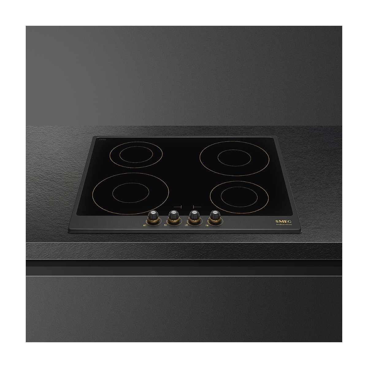 Smeg Colonial 60 cm induktionskogeplade SI764AOM (