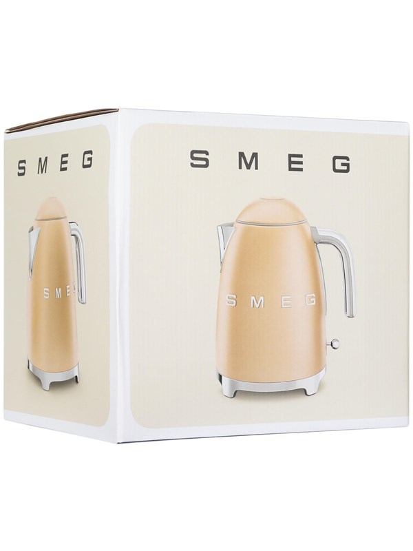 Smeg 50's Style KLF03CHMEU - Kedel - 1.7 liter - 2.4 kW - guld