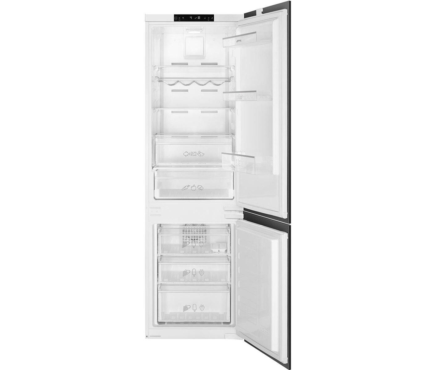 Smeg Universale C8174TNE integreret kølefryseskab