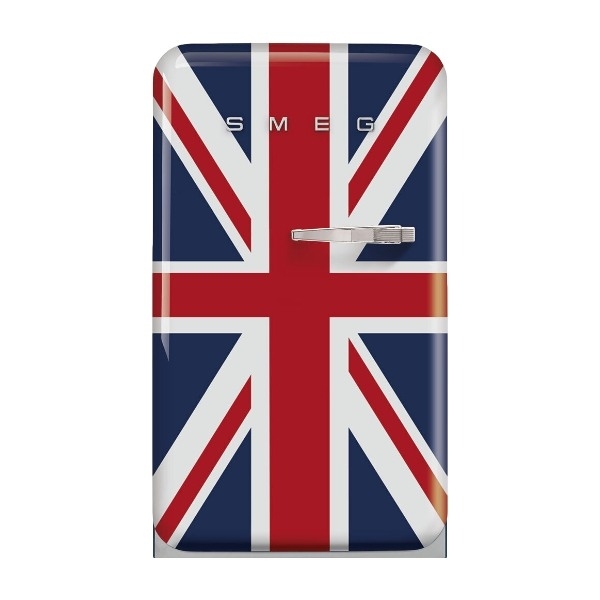 Smeg 50's Style FAB10LDUJ5 køleskab med fryseboks, Union jack billede 1