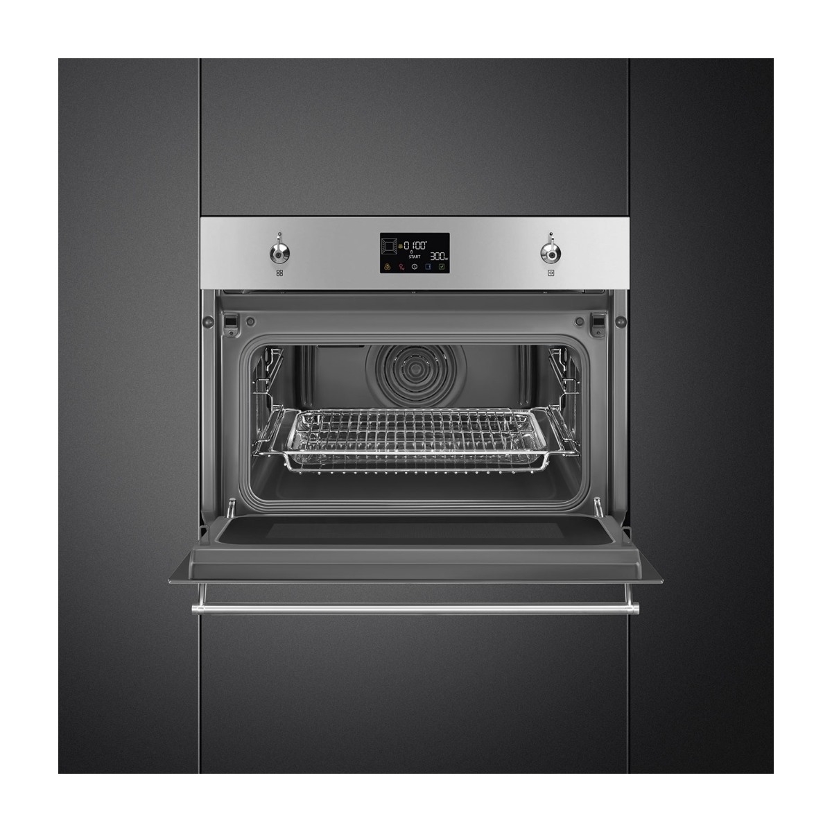 Smeg Classic SO4302M1X kompaktovn billede 4