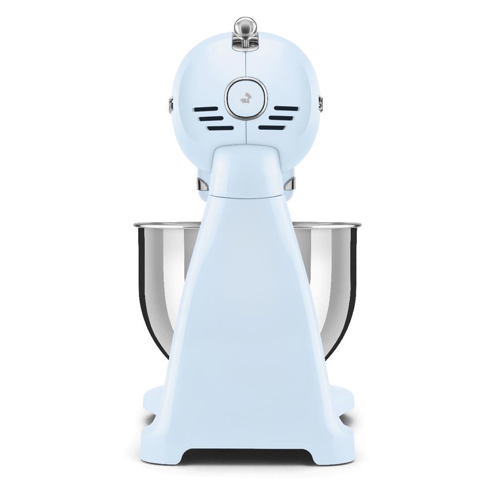 Smeg 50''s Style Køkkenmaskine SMF03PBEU Pastelblå, Bordmixer, Blå, Slå, Ælte, Omrøre, 1 m, 4,8 L, Løftestang billede 2