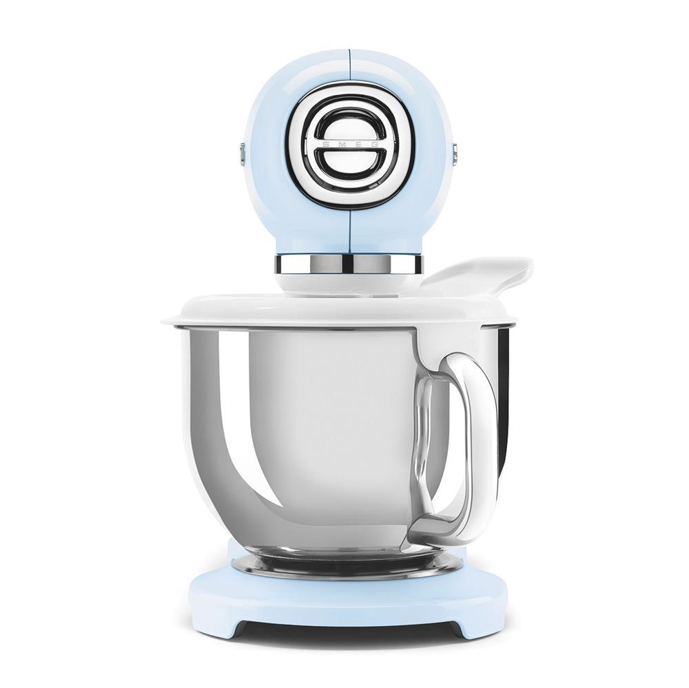 Smeg 50''s Style Køkkenmaskine SMF03PBEU Pastelblå, Bordmixer, Blå, Slå, Ælte, Omrøre, 1 m, 4,8 L, Løftestang billede 3