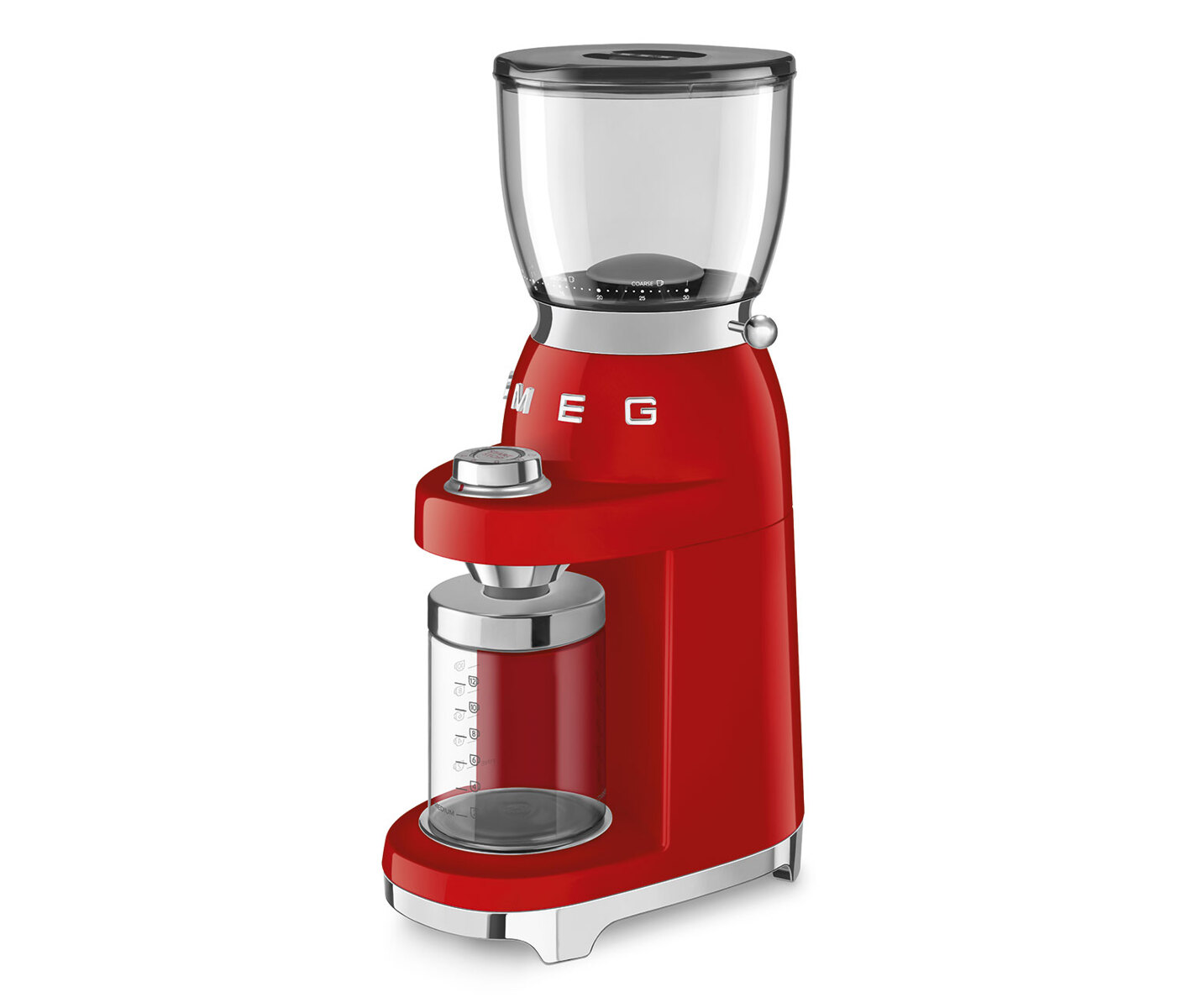SMEG 50's Style CGF11RDEU - coffee grinder - red billede 4