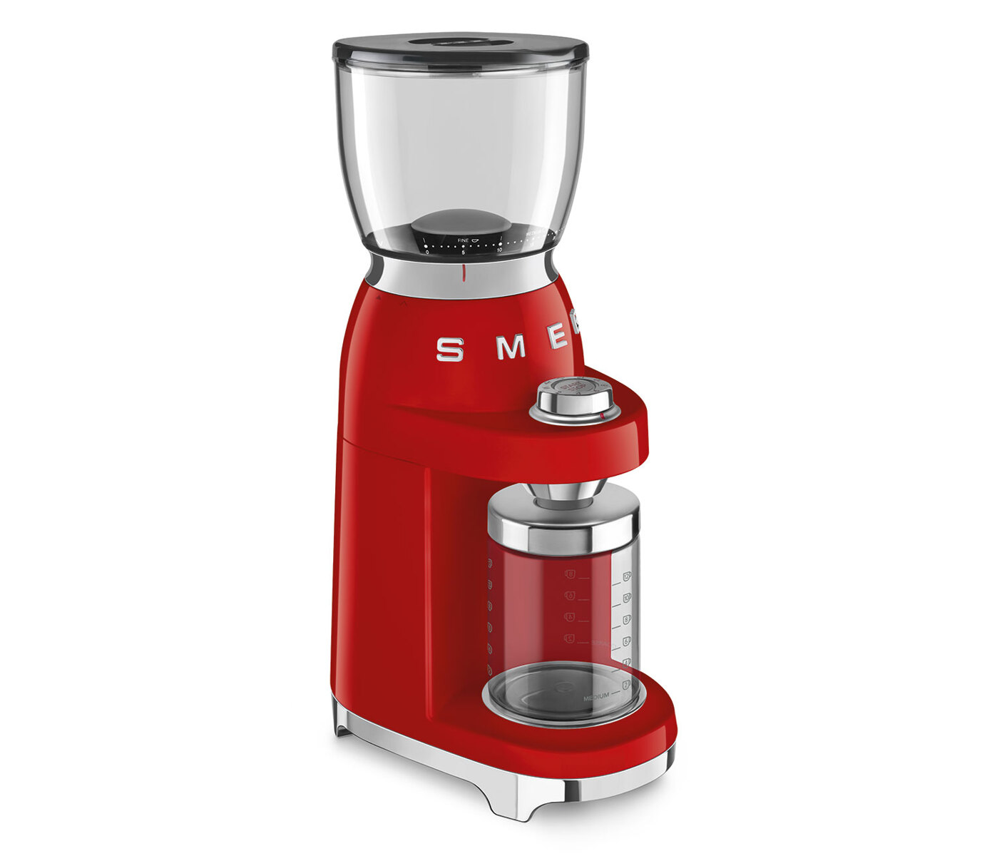 SMEG 50's Style CGF11RDEU - coffee grinder - red billede 5