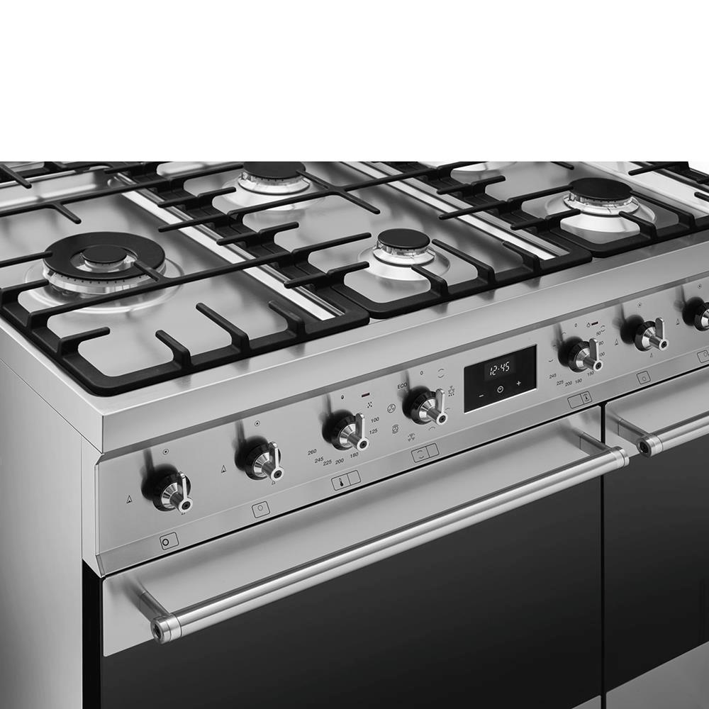 SMEG C92GMX2 Gaskomfur stål