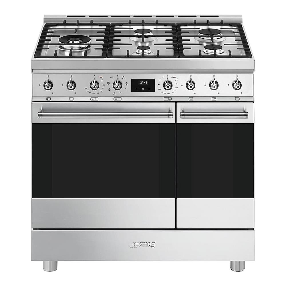 SMEG C92GMX2 Gaskomfur stål