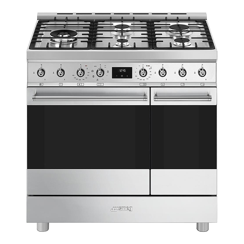 SMEG C92GMX2 Gaskomfur stål