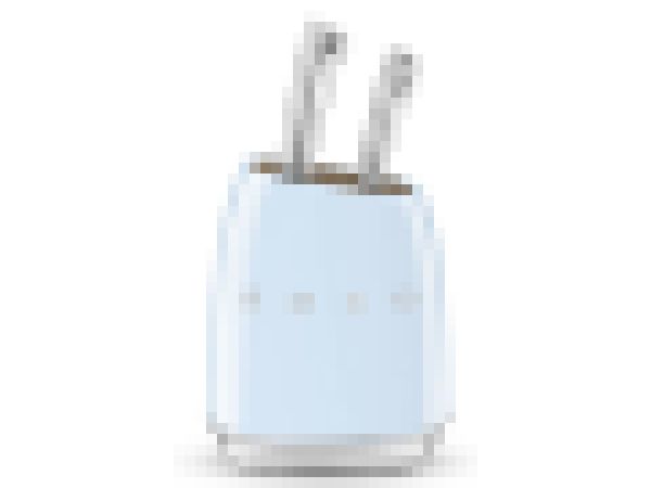 SMEG 50’s style knivsæt 6 dele med pastelfarvet stålblok (KBSF02PB)