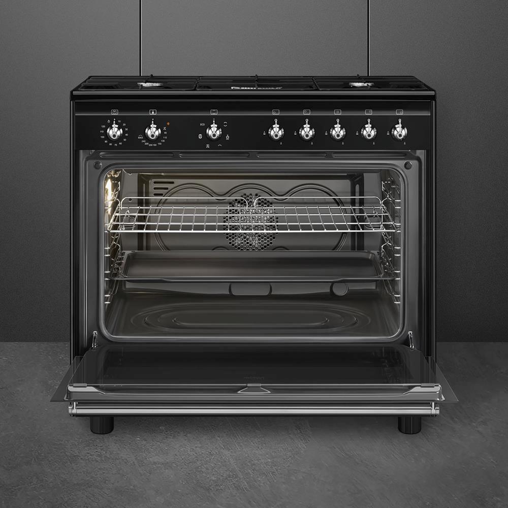 Smeg CX91GMBL gaskomfur billede 2