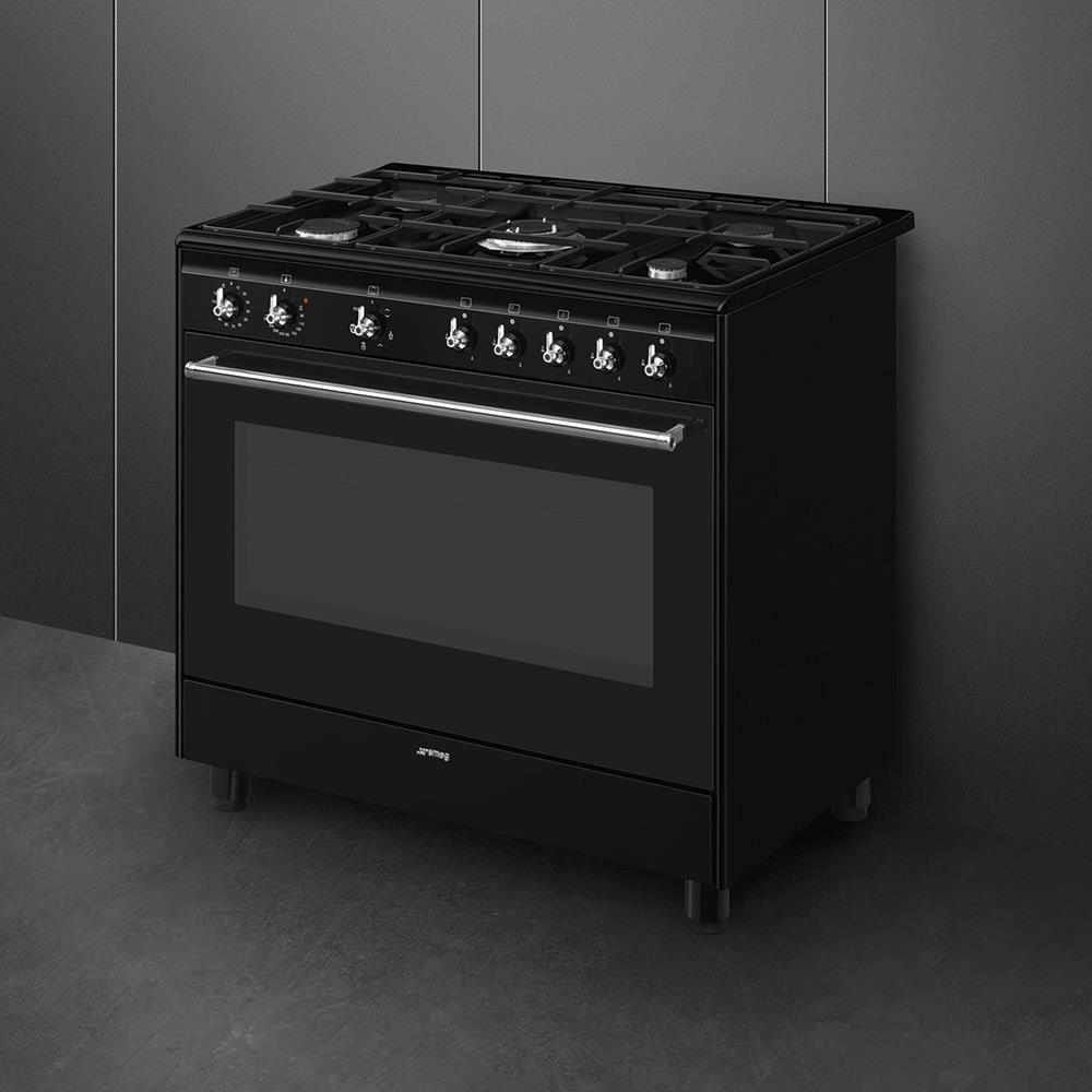 Smeg CX91GMBL gaskomfur billede 3