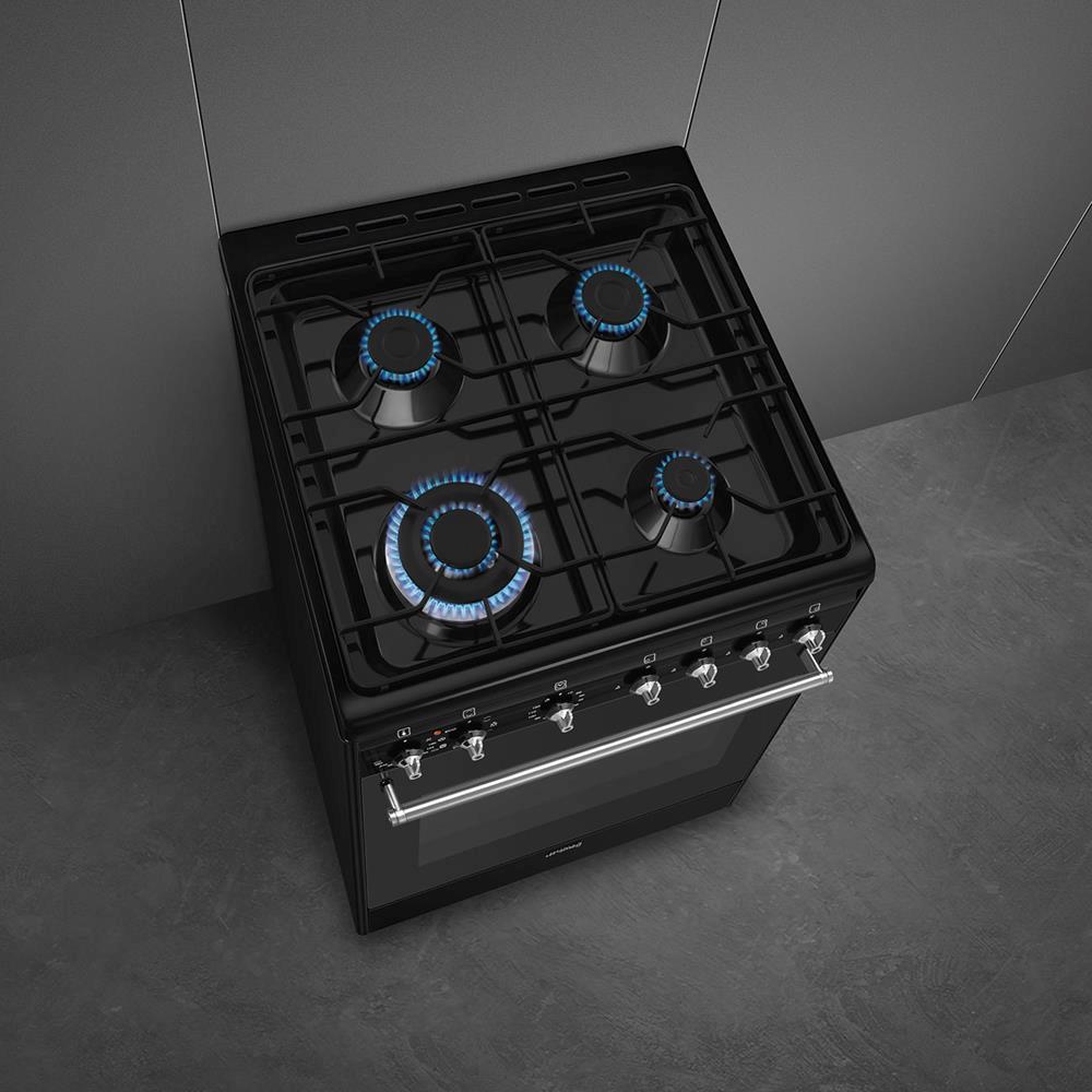 Smeg CX61GMBL gaskomfur billede 4