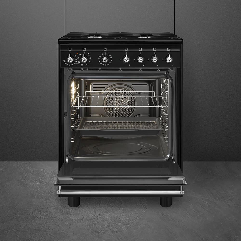 Smeg CX61GMBL gaskomfur billede 3
