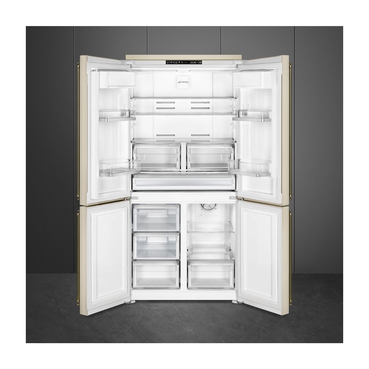 Smeg Serie Colonial French Door FQ60CPO6 (cream) billede 2