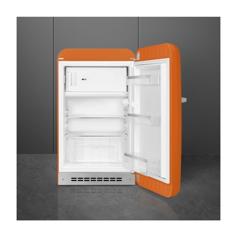 Smeg 50's Style køleskab med fryser FAB10ROR6 (orange) billede 6