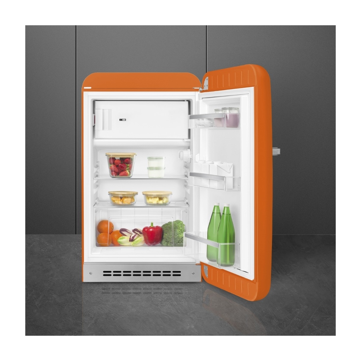Smeg 50's Style køleskab med fryser FAB10ROR6 (orange) billede 7