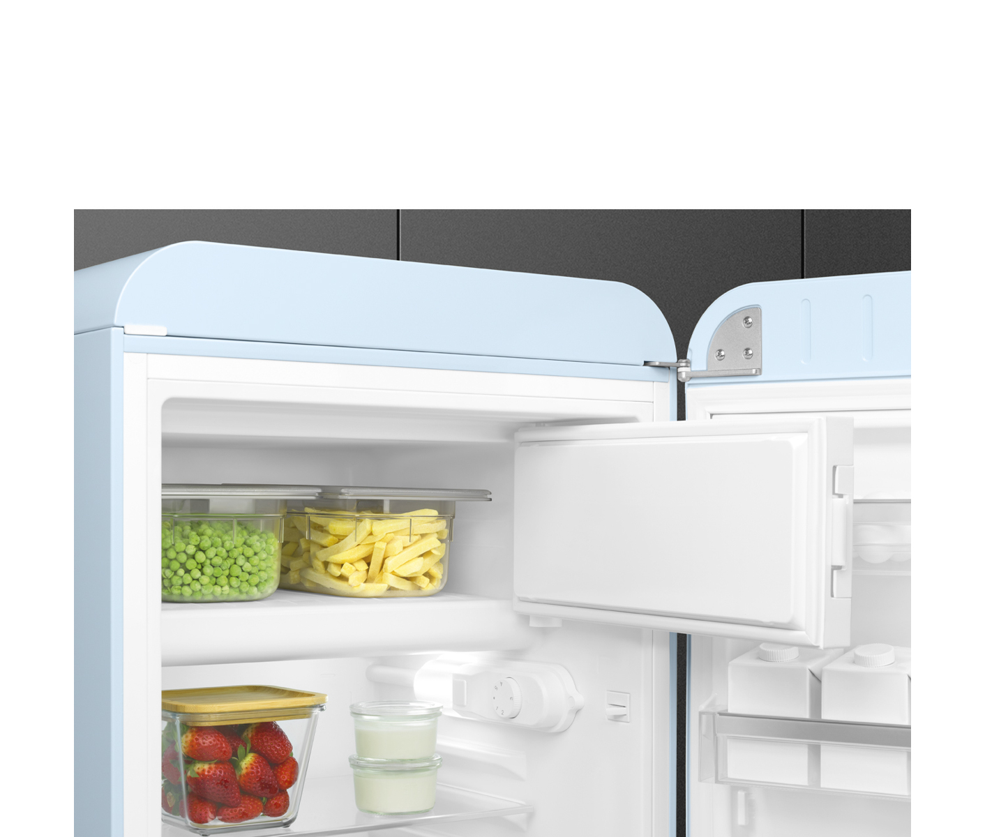 Smeg 50's Style FAB10RPB6 køleskab med fryseboks