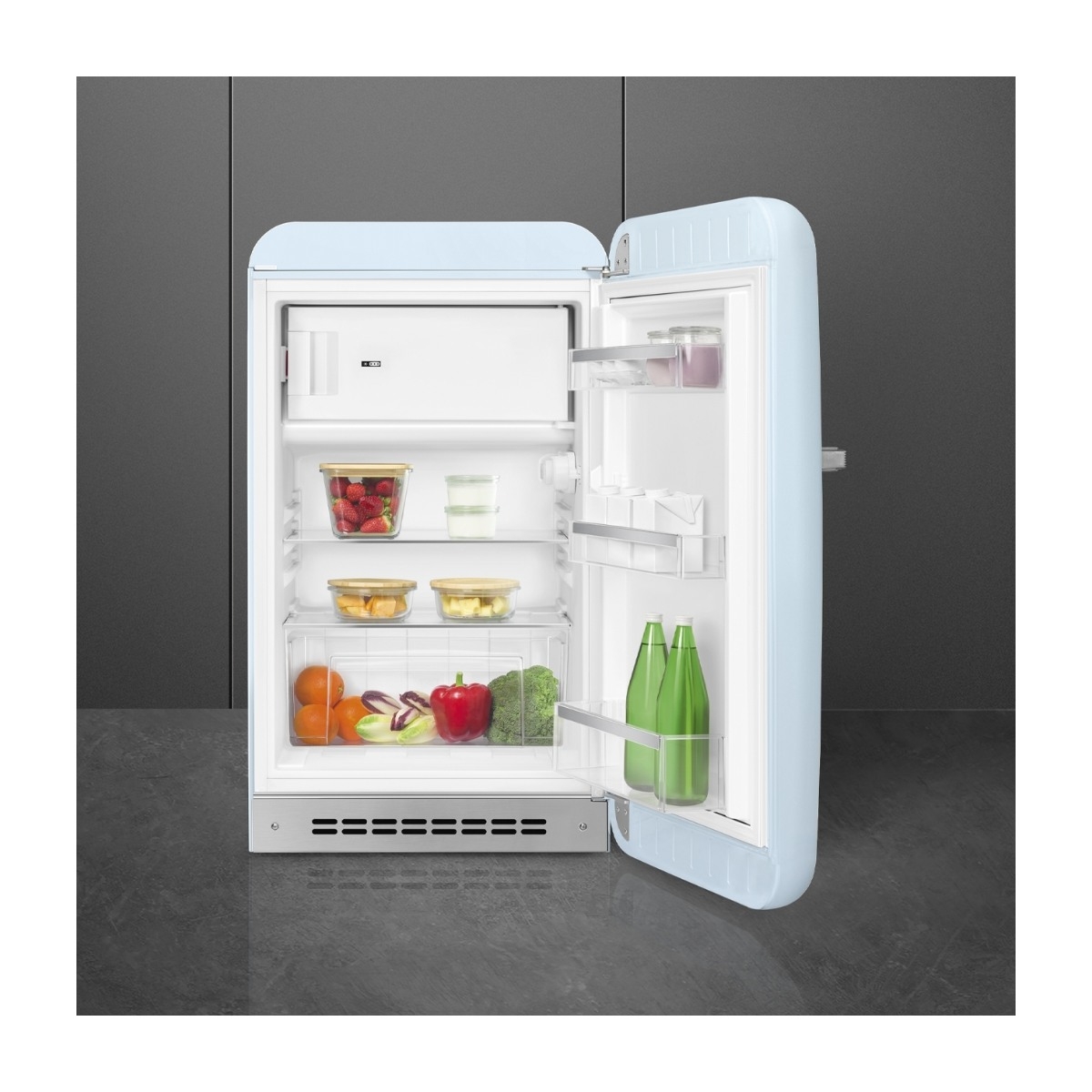 Smeg 50's Style FAB10RPB6 køleskab med fryseboks