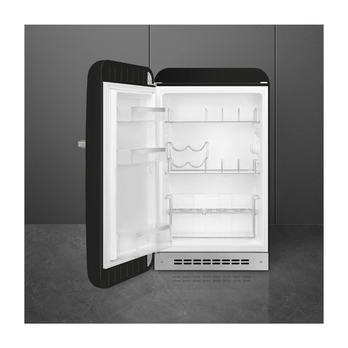 Smeg 50's Style køleskab FAB10HLBL6 (sort)