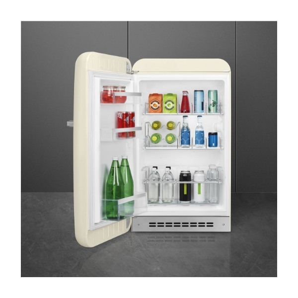 Smeg 50's Style køleskab FAB10HLCR6 (cream) billede 8